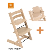 STOKKE Set Tripp Trapp Židlička Oak Natural + Baby set Natural