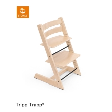 STOKKE Set Tripp Trapp Židlička Natural + Podložka Moss