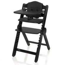 ZOPA Dřevěná jídelní židlička Clipp&Clapp Black