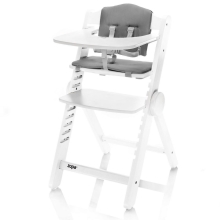 ZOPA Dřevěná jídelní židlička Clipp&Clapp White